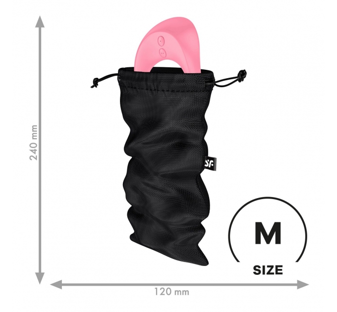 Мешочек для хранения игрушек Satisfyer Treasure Bag M Black