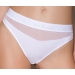 Трусики с прозрачной вставкой Passion PS006 PANTIES white, size L