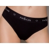 Трусики-слипы из хлопка с эластаном Passion PS004 PANTIES black, size S