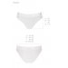 Трусики с прозрачной вставкой Passion PS006 PANTIES white, size XL