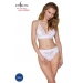 Трусики с широкой резинкой и кружевом Passion PS001 PANTIES white, size L