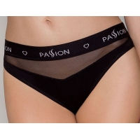 Трусики с прозрачной вставкой Passion PS006 PANTIES black, size L