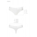 Трусики-бразилиана из хлопка Passion PS005 PANTIES white, size M