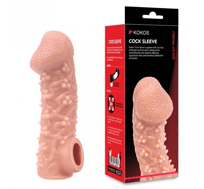 Насадка на член Kokos Cock Sleeve CS 009 L