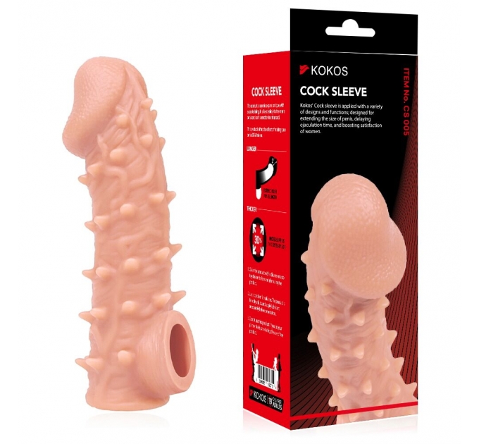 Насадка на член Kokos Cock Sleeve CS 005 M