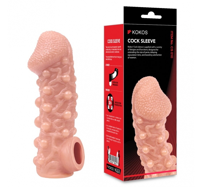 Насадка на член Kokos Cock Sleeve CS 010 M