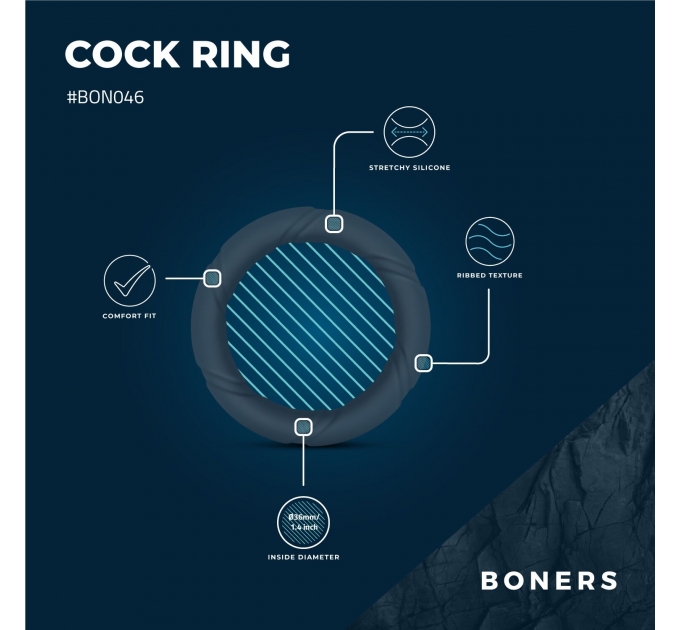 Эрекционное кольцо Boners Ergo Cockring