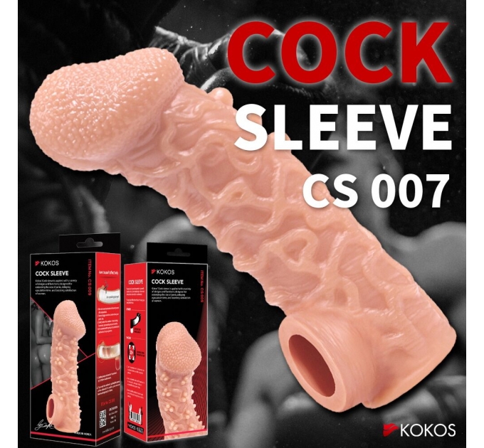 Насадка на член Kokos Cock Sleeve CS 007 M