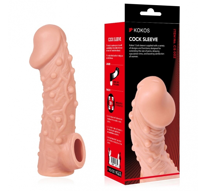 Насадка на член Kokos Cock Sleeve CS 002 M