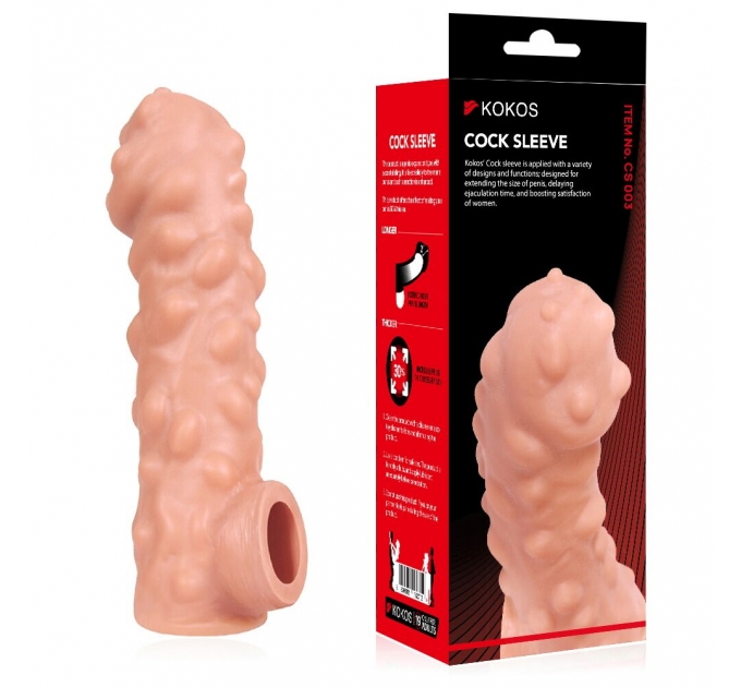 Насадка на член Kokos Cock Sleeve CS 003 M