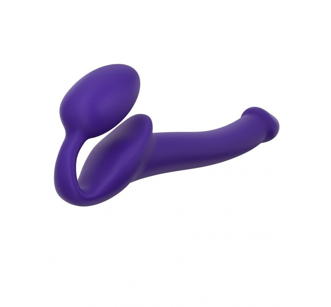 Безремневой страпон Strap-On-Me Violet S, полностью регулируемый, диаметр 2,7см