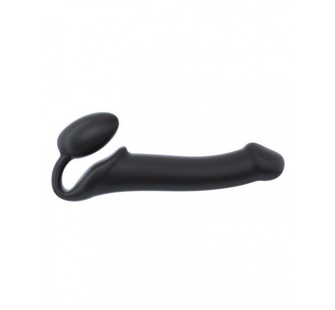 Безремневой страпон Strap-On-Me Black XL, полностью регулируемый, диаметр 4,5см