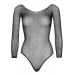 Боди Leg Avenue Crystalized fishnet bodysuit Black One Size