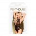 Боди с глубоким декольте и высокими трусиками Penthouse - Toxic Powder Black M/L