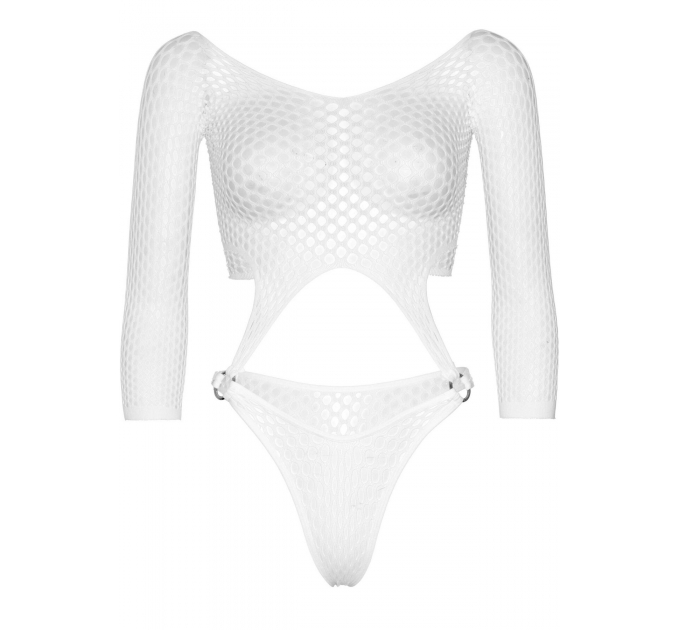 Боди Leg Avenue Top bodysuit with thong back White