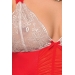 Боди LORAINE BODY red S/M - Passion Exclusive