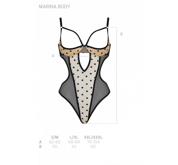 Боди MARINA BODY beige L/XL - Passion