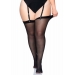 Leg Avenue Sheer backseam stockings + PLUS SI Black