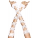 Leg Avenue Butterfly applique arm warmers White