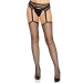 Leg Avenue Net stockings with garter belt Black O/S