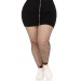 Чулки Leg Avenue Industrial Net footless tights Black 1X/2X