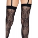 Leg Avenue butterfly backseam thigh highs Black O/S