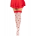 Чулки Leg Avenue Polka Dot Mushroom Thigh Highs One Size