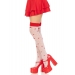 Чулки Leg Avenue Polka Dot Mushroom Thigh Highs One Size