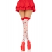 Чулки Leg Avenue Polka Dot Mushroom Thigh Highs One Size