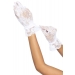 Перчатки Leg Avenue Floral lace wristlength gloves White