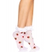 Leg Avenue Strawberry ruffle top anklets