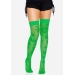 Чулки Leg Avenue 420 Net thigh highs Green