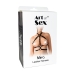 Женская портупея Art of Sex - Mirra, натуральная кожа, размер XS-2XL, цвет черный