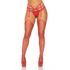 Пояс для чулок Leg Avenue Rhinestone garterbelt Red One Size