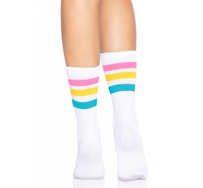 Leg Avenue Pride crew socks Pansexual