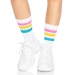 Leg Avenue Pride crew socks Pansexual