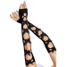 Leg Avenue Butterfly applique arm warmers Black