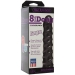 Дилдо Doc Johnson CodeBlack - 8 Inch Raging Vac-U-Lock со стимулирующим рельефом, диаметр 3,8см