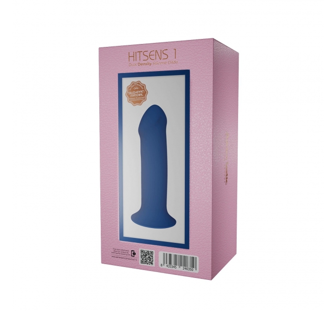 Дилдо Adrien Lastic Hitsens 1 - 7 inch Blue