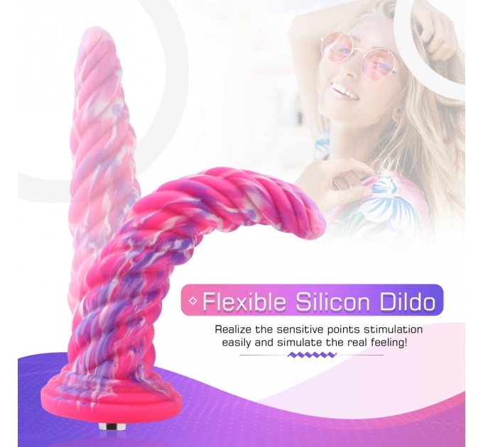 Hismith 10.12" Silicone Dildo rose Monster Dildo Series