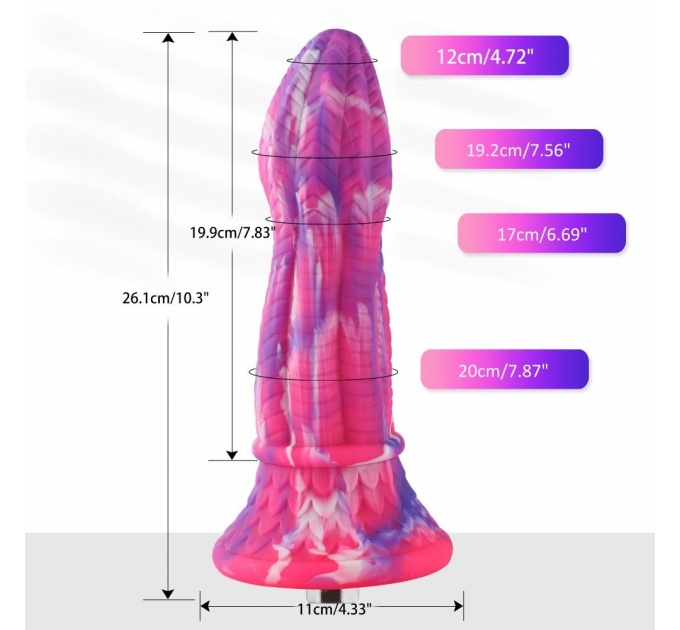 Hismith 10.3" Silicone Dildo Monster Dildo Series