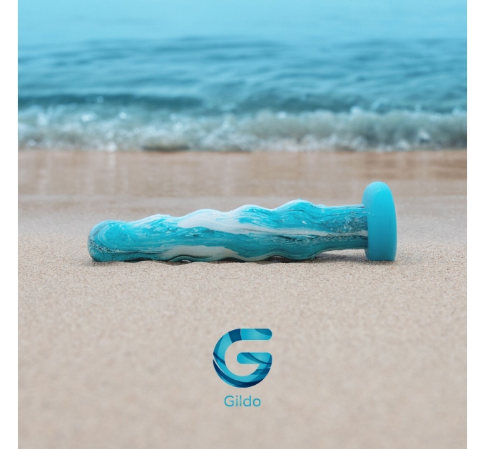 Стеклянный дилдо Gildo - Ocean Flow Glass Dildo