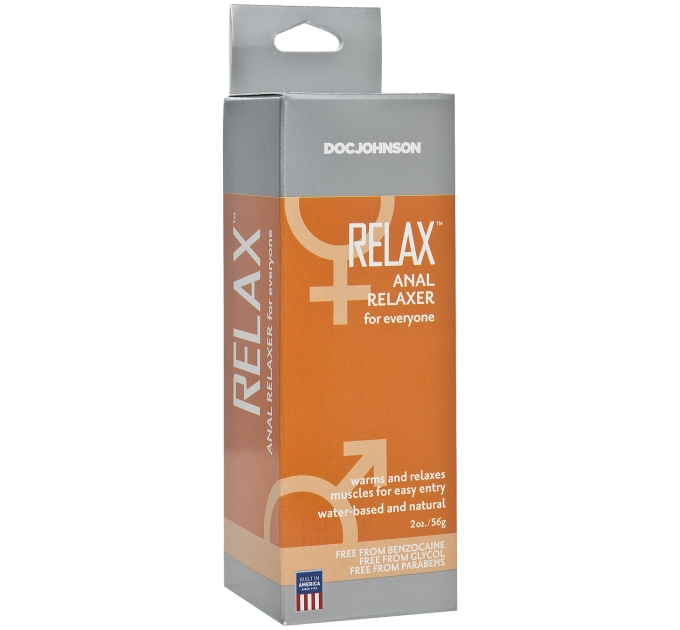 Расслабляющий и разогревающий гель для анального секса Doc Johnson RELAX Anal Relaxer (56 гр)