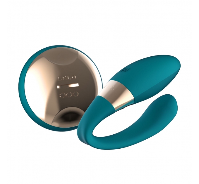 Вибратор для пар LELO Tiani Duo Ocean Blue, 2 мотора, пульт ДУ