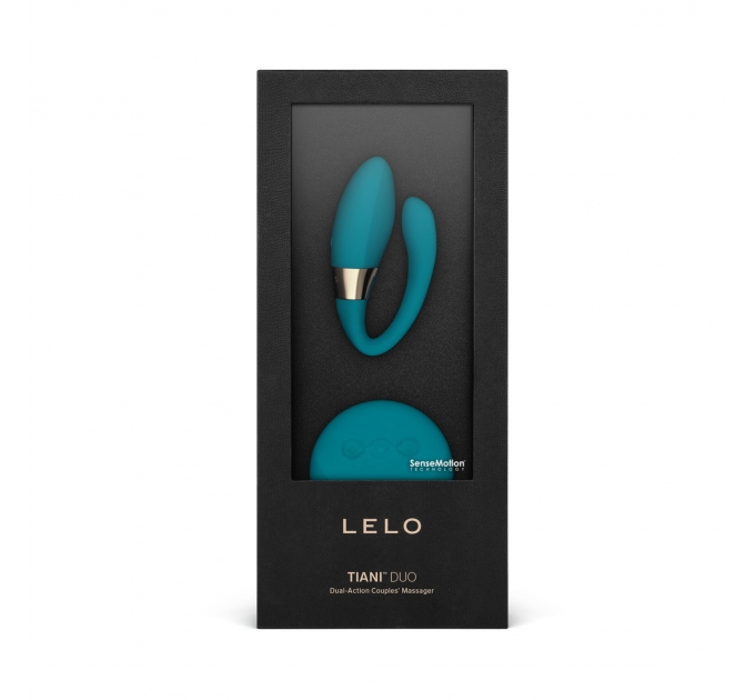 Вибратор для пар LELO Tiani Duo Ocean Blue, 2 мотора, пульт ДУ