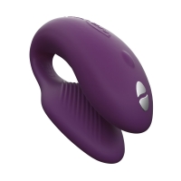 Смарт-вибратор для пар We-Vibe Chorus Purple, сенсорное управление вибрациями сжатием пульта