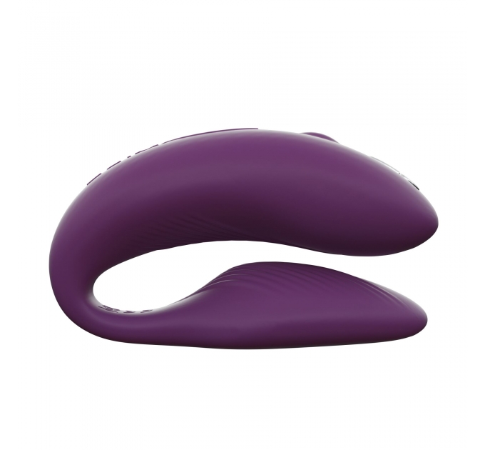 Смарт-вибратор для пар We-Vibe Chorus Purple, сенсорное управление вибрациями сжатием пульта