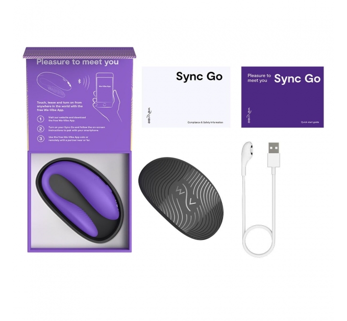 Смарт-вибратор для пар We-Vibe Sync GO Light Purple