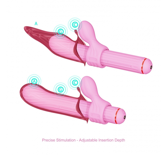 Вибратор Otouch Magic Stick S1 Plus - Pink
