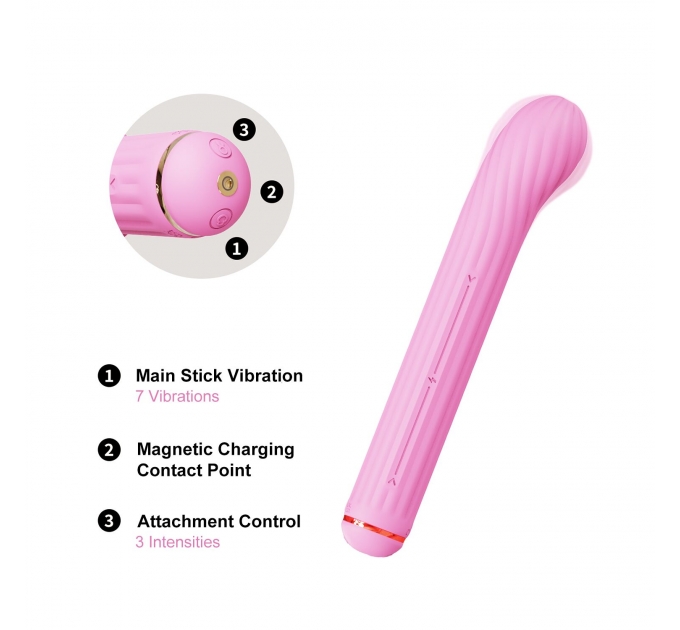 Вибратор Otouch Magic Stick S1 Plus - Pink